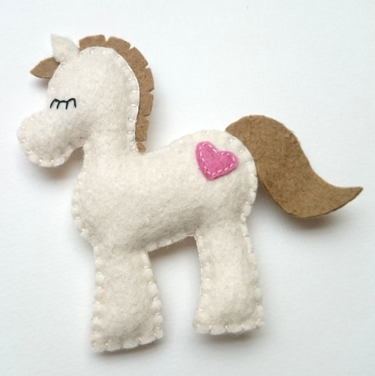 Felt pony decoration - horse ornaments
