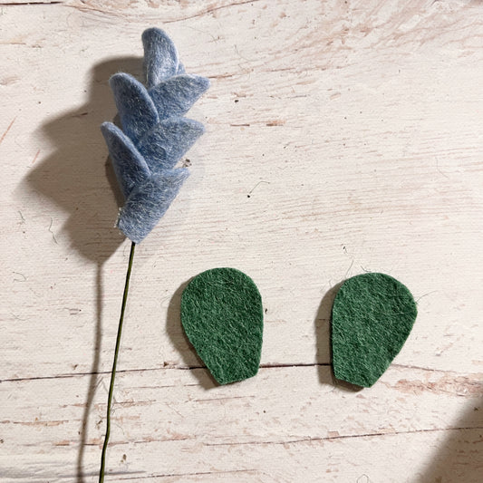 DIY Felt Flower Bud Pattern PDF – Simple Step-by-Step Tutorial – Handmade Floral Craft & Bouquet Filler