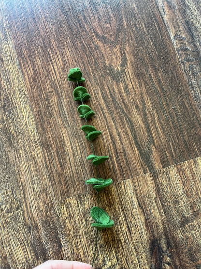 Felt eucalyptus stem - set of 3 - choose your color pack