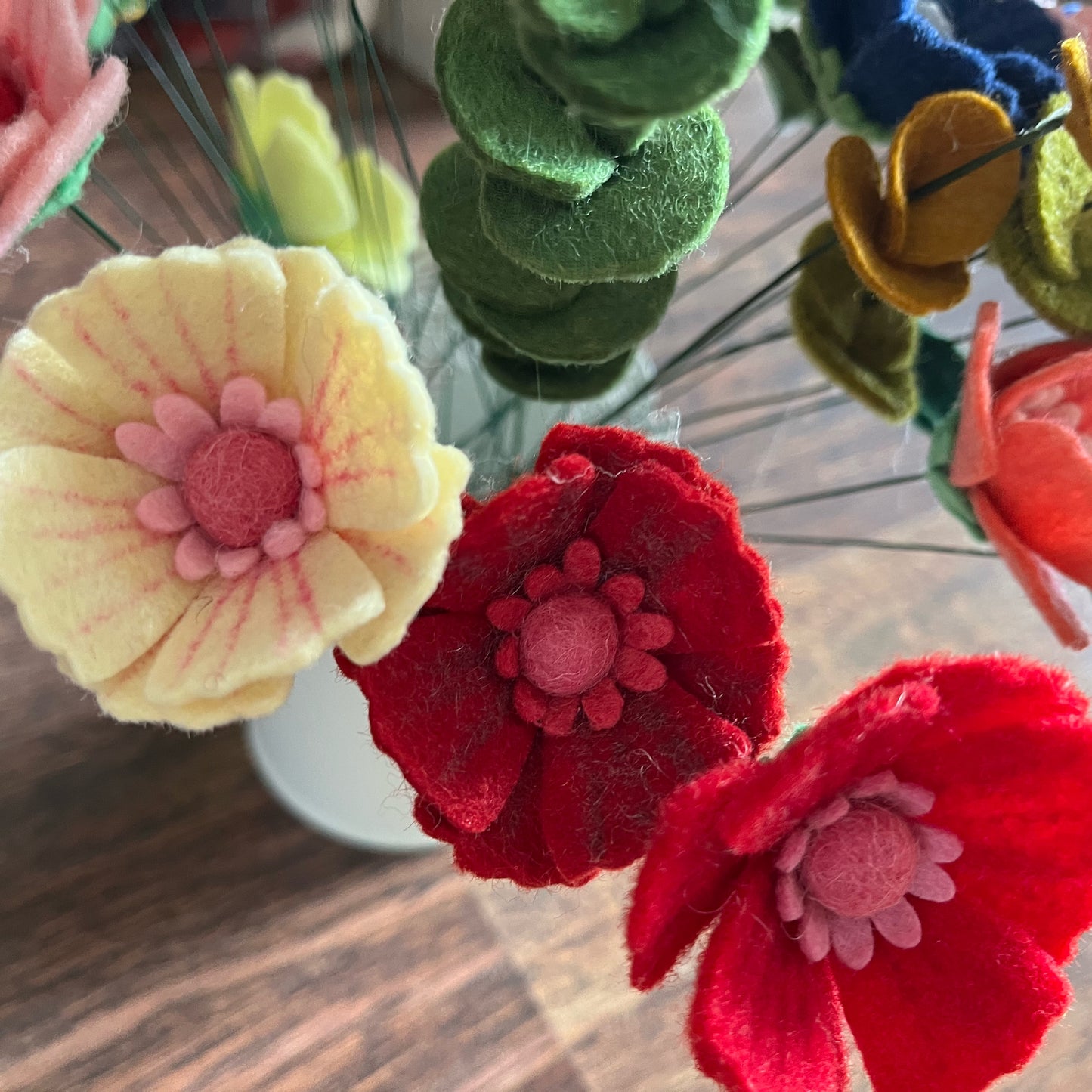 DIY Felt Cosmos Flower Pattern PDF – Digital Template & Step-by-Step Sewing Guide – Handmade Floral Decoration