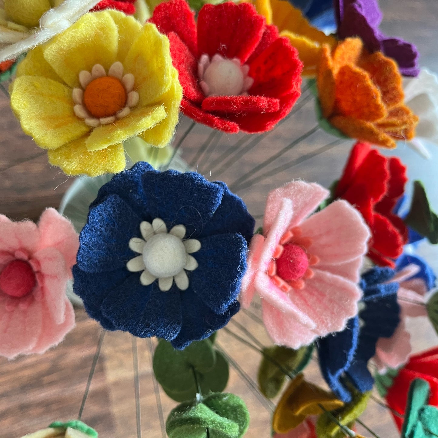 DIY Felt Cosmos Flower Pattern PDF – Digital Template & Step-by-Step Sewing Guide – Handmade Floral Decoration
