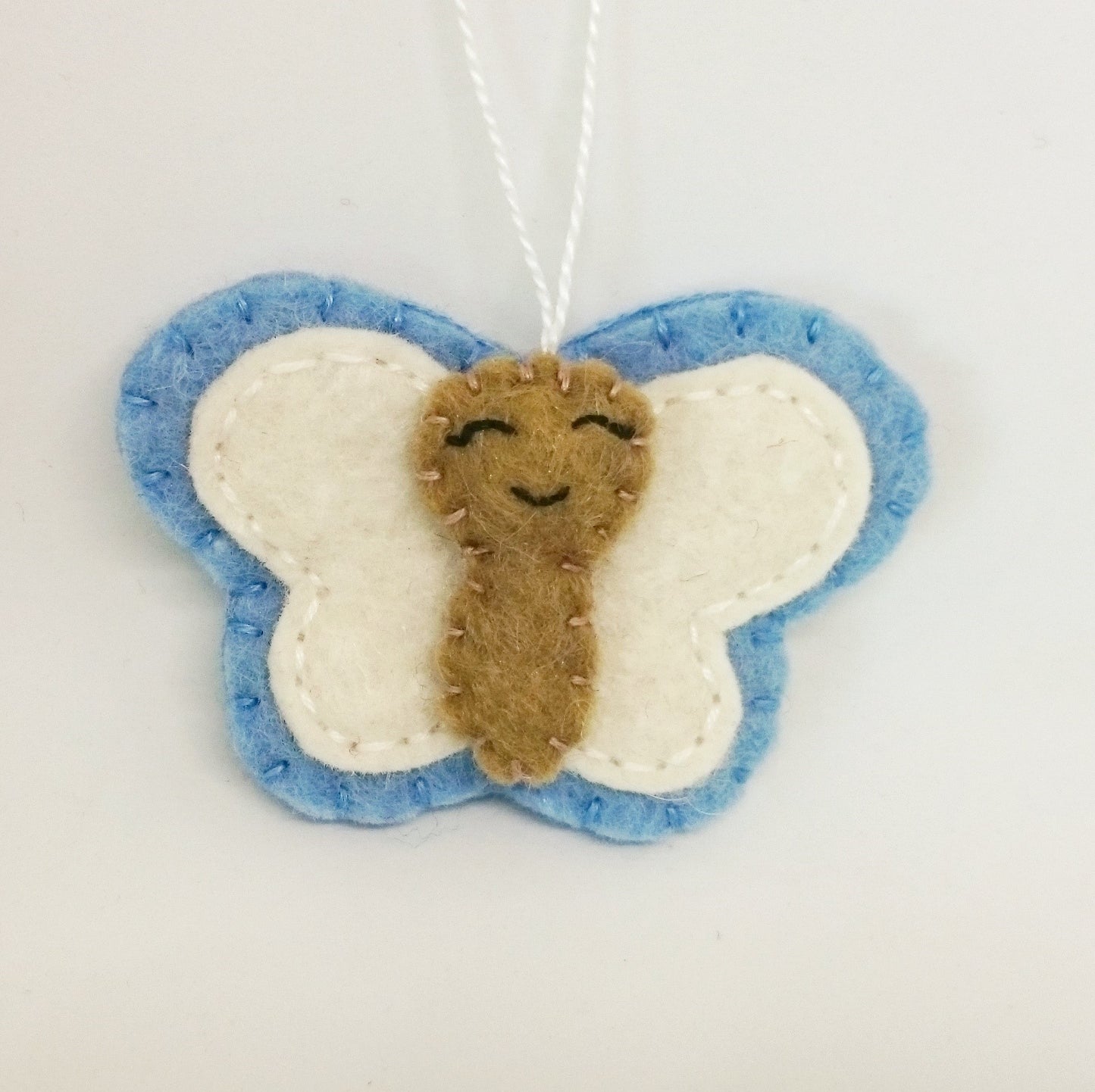 Cute felt butterfly ornament