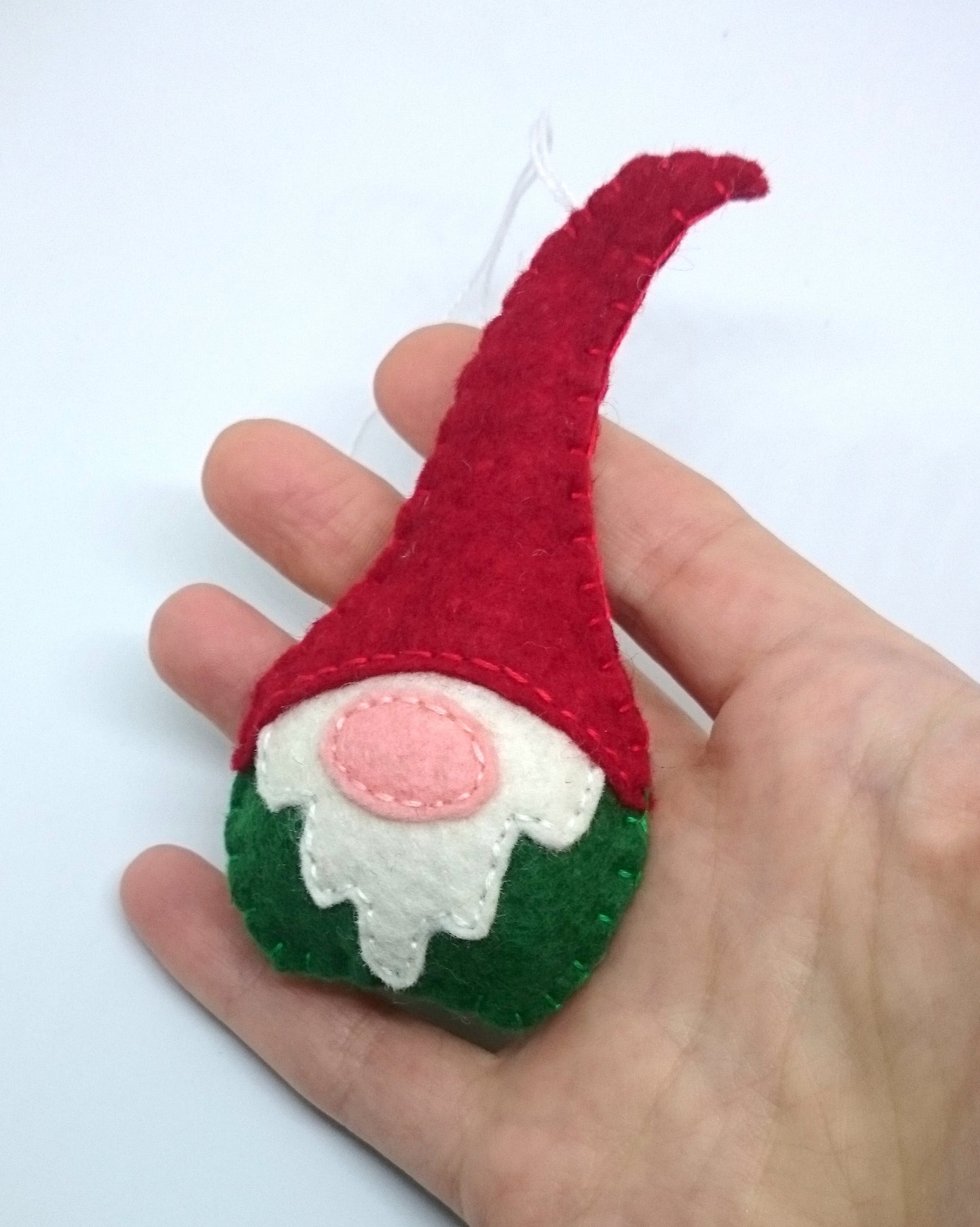 Elves - Felt gnome ornament - Christmas elf nordic decoration