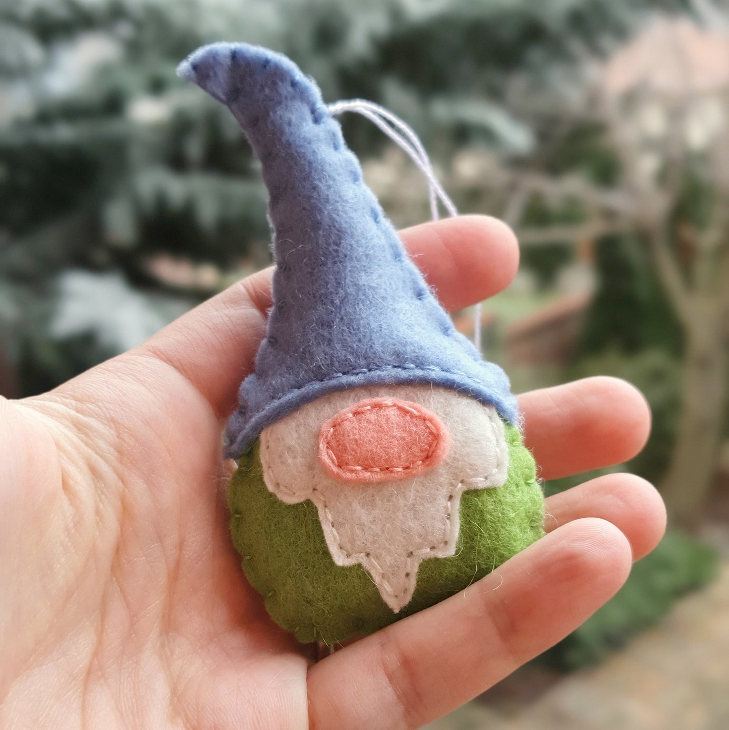 Elves - Felt gnome ornament - Christmas elf nordic decoration