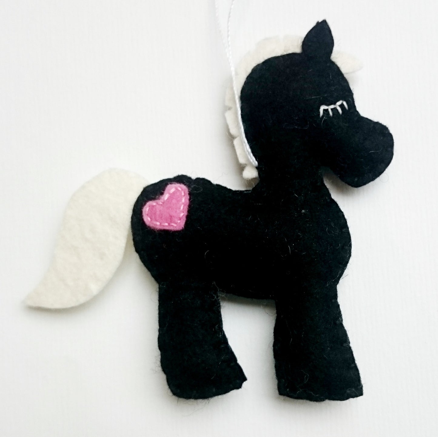 Felt pony decoration - horse ornaments