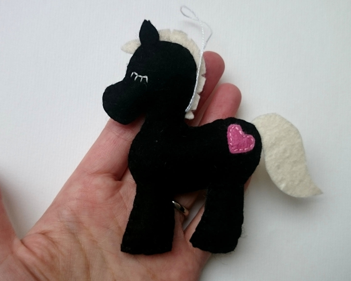 Felt pony decoration - horse ornaments