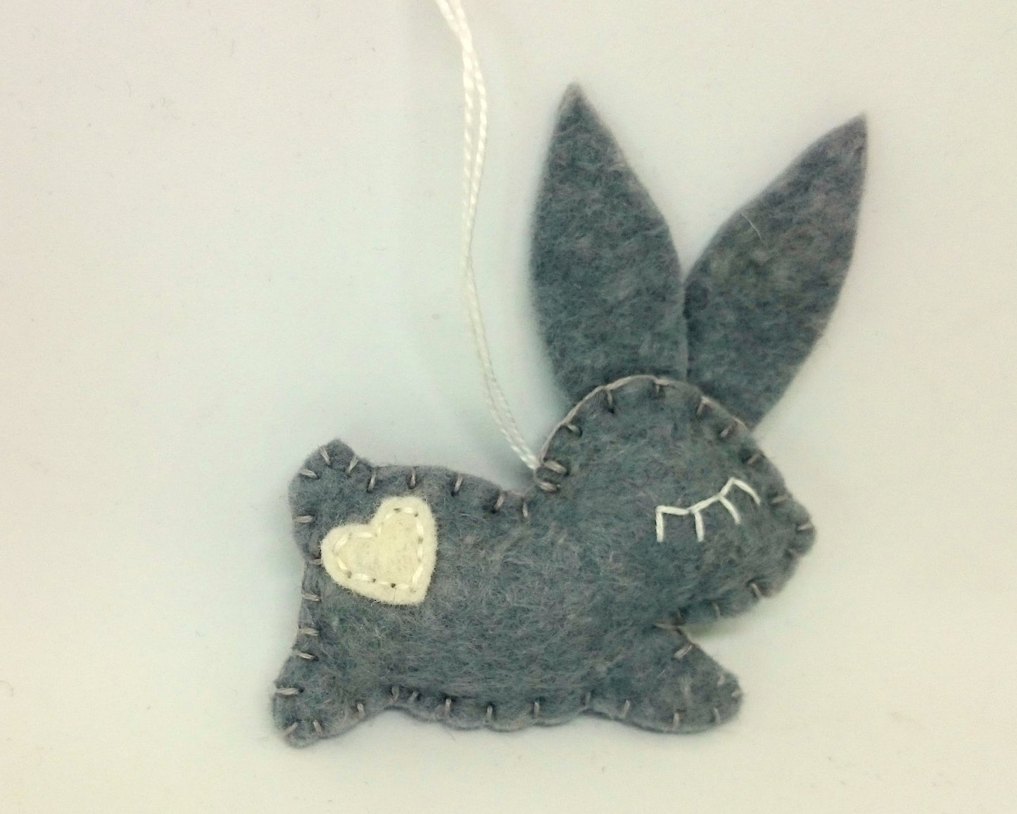 Felt bunny ornament, Easter treats, Spring ornaments