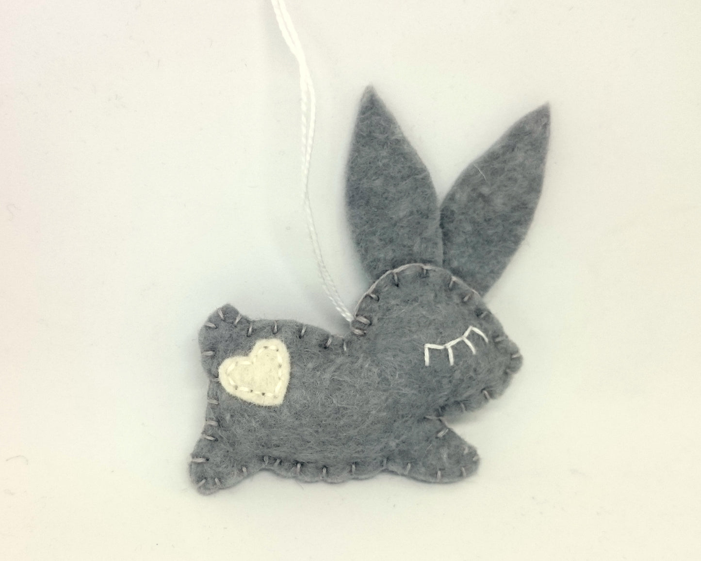 Felt bunny ornament, Easter treats, Spring ornaments