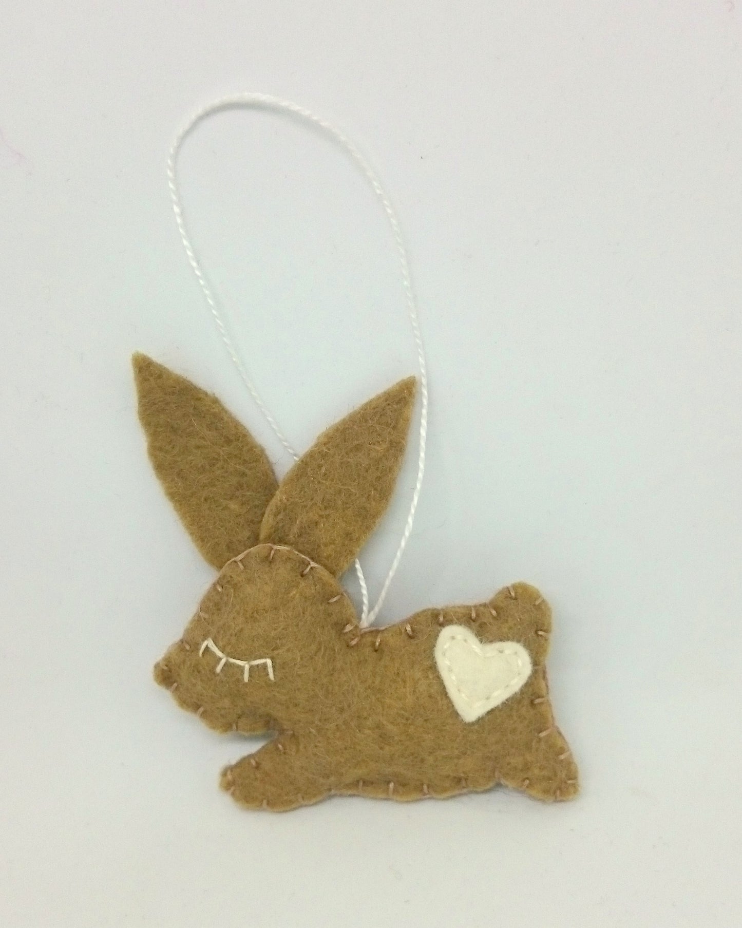 Felt bunny ornament, Easter treats, Spring ornaments