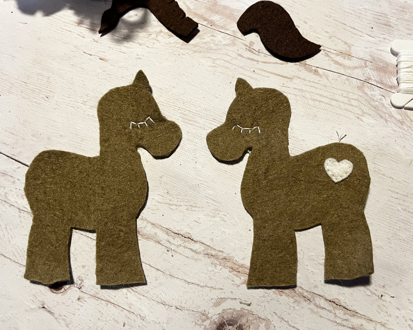 DIY Felt Pony Ornament Pattern – PDF Sewing Template for Beginners | Instant Download