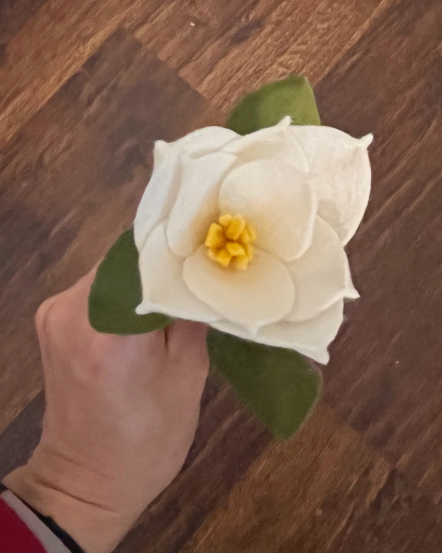 DIY Felt Magnolia Flower Pattern PDF – Elegant Floral Template & Step-by-Step Guide – Handmade Home Décor