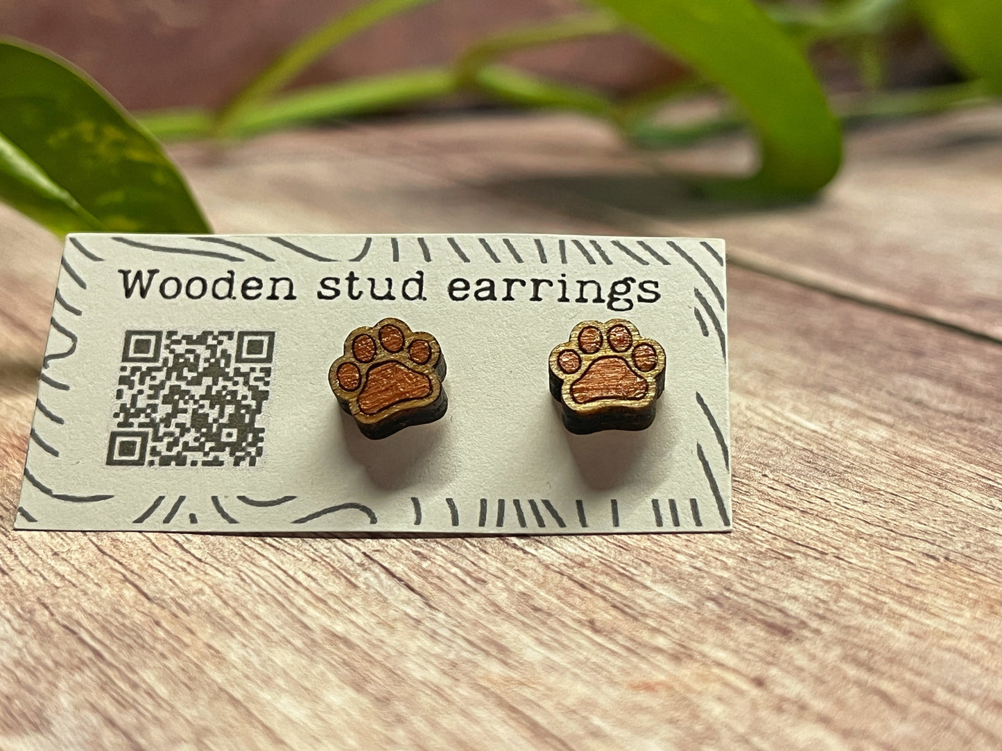 Tiny Paw Stud Earrings – Perfect for Pet Lovers