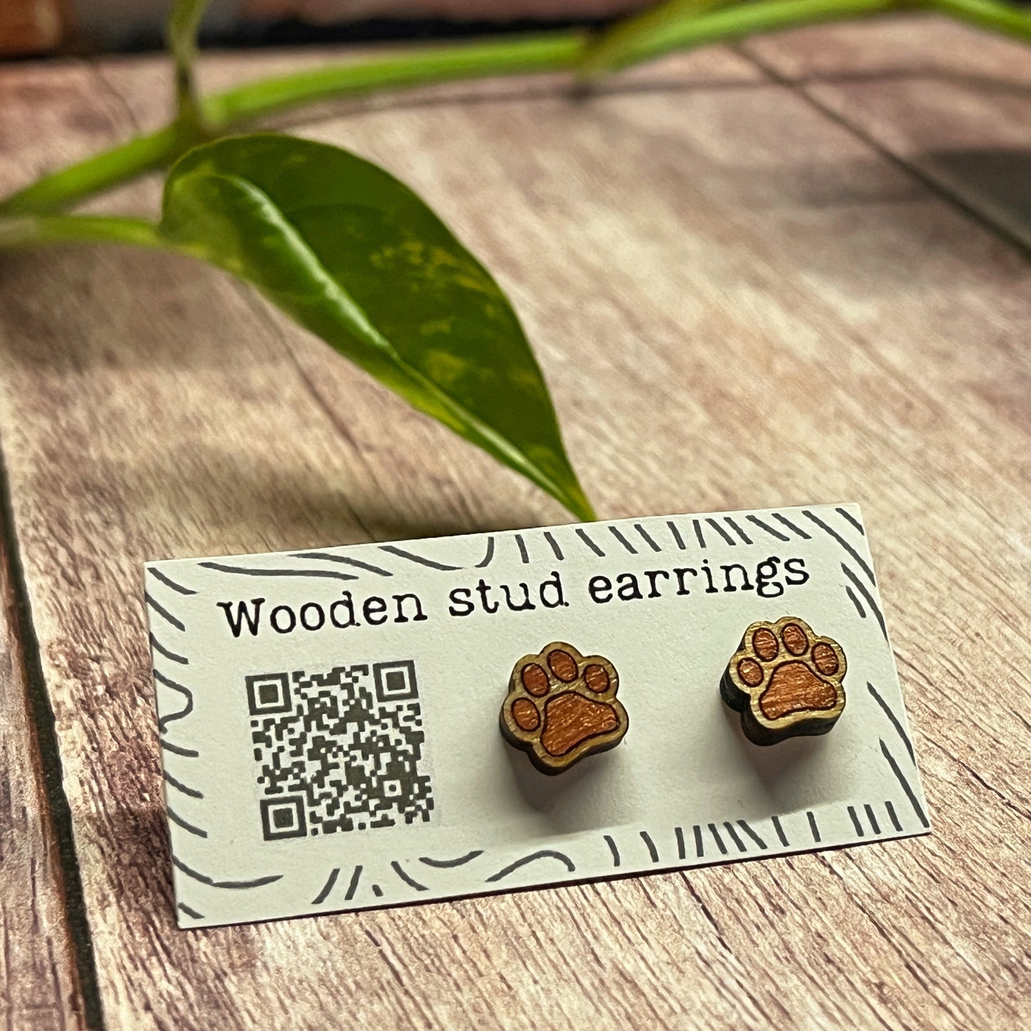 Tiny Paw Stud Earrings – Perfect for Pet Lovers