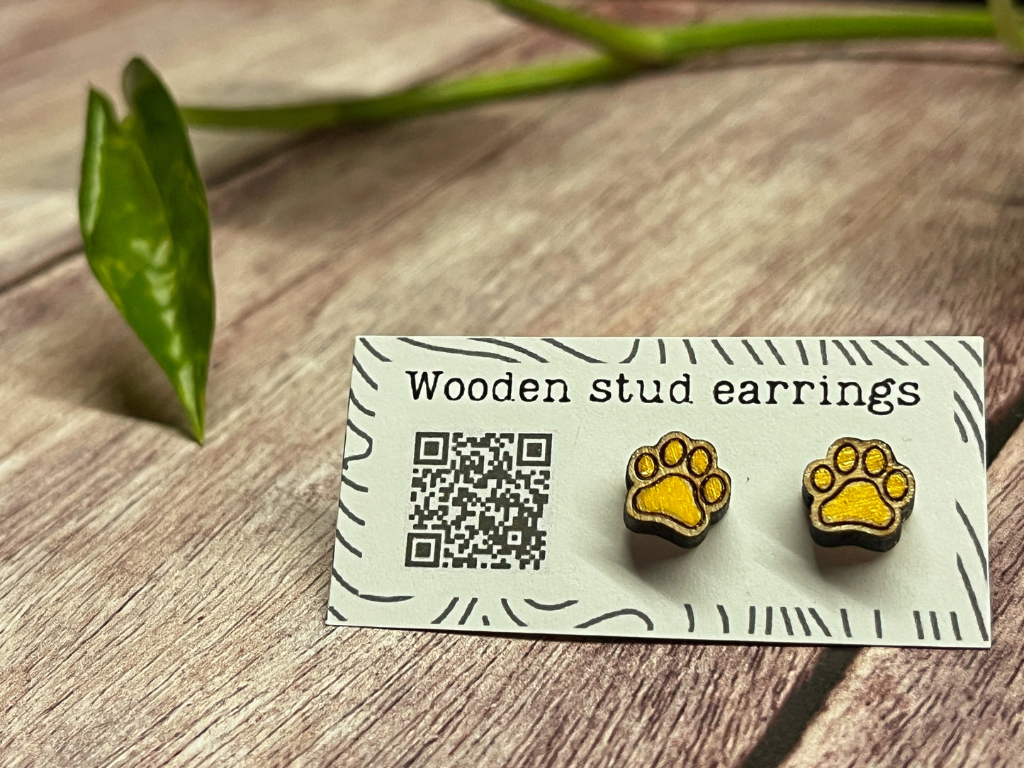 Tiny Paw Stud Earrings – Perfect for Pet Lovers