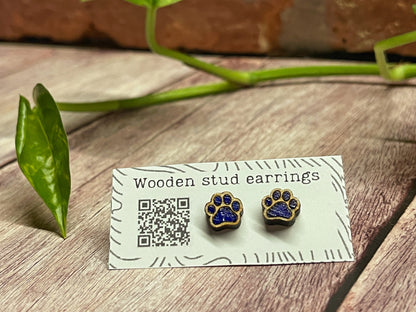 Tiny Paw Stud Earrings – Perfect for Pet Lovers