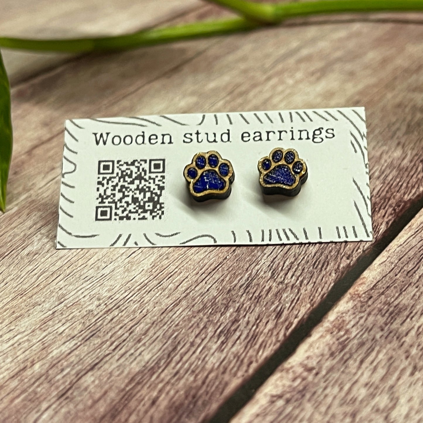 Tiny Paw Stud Earrings – Perfect for Pet Lovers