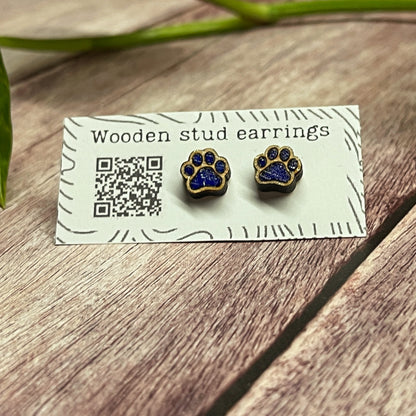 Tiny Paw Stud Earrings – Perfect for Pet Lovers