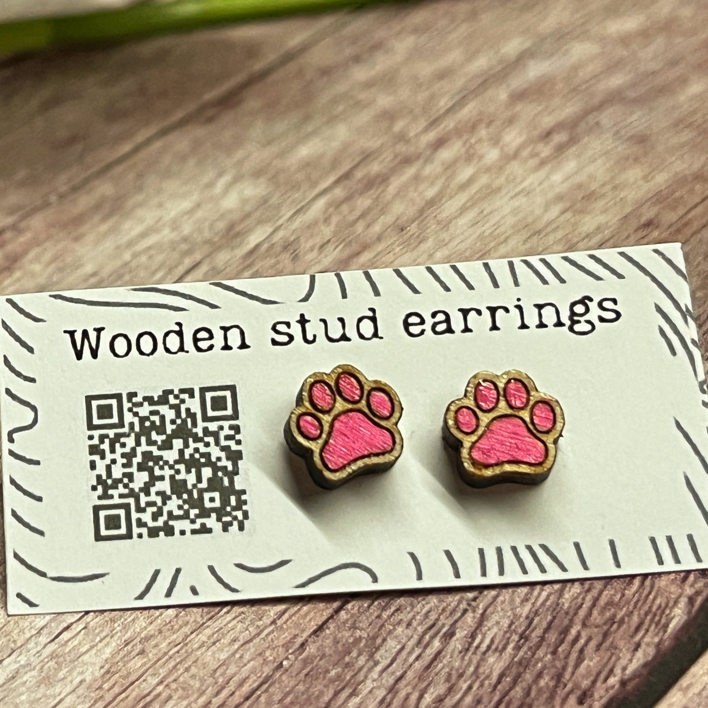 Tiny Paw Stud Earrings – Perfect for Pet Lovers