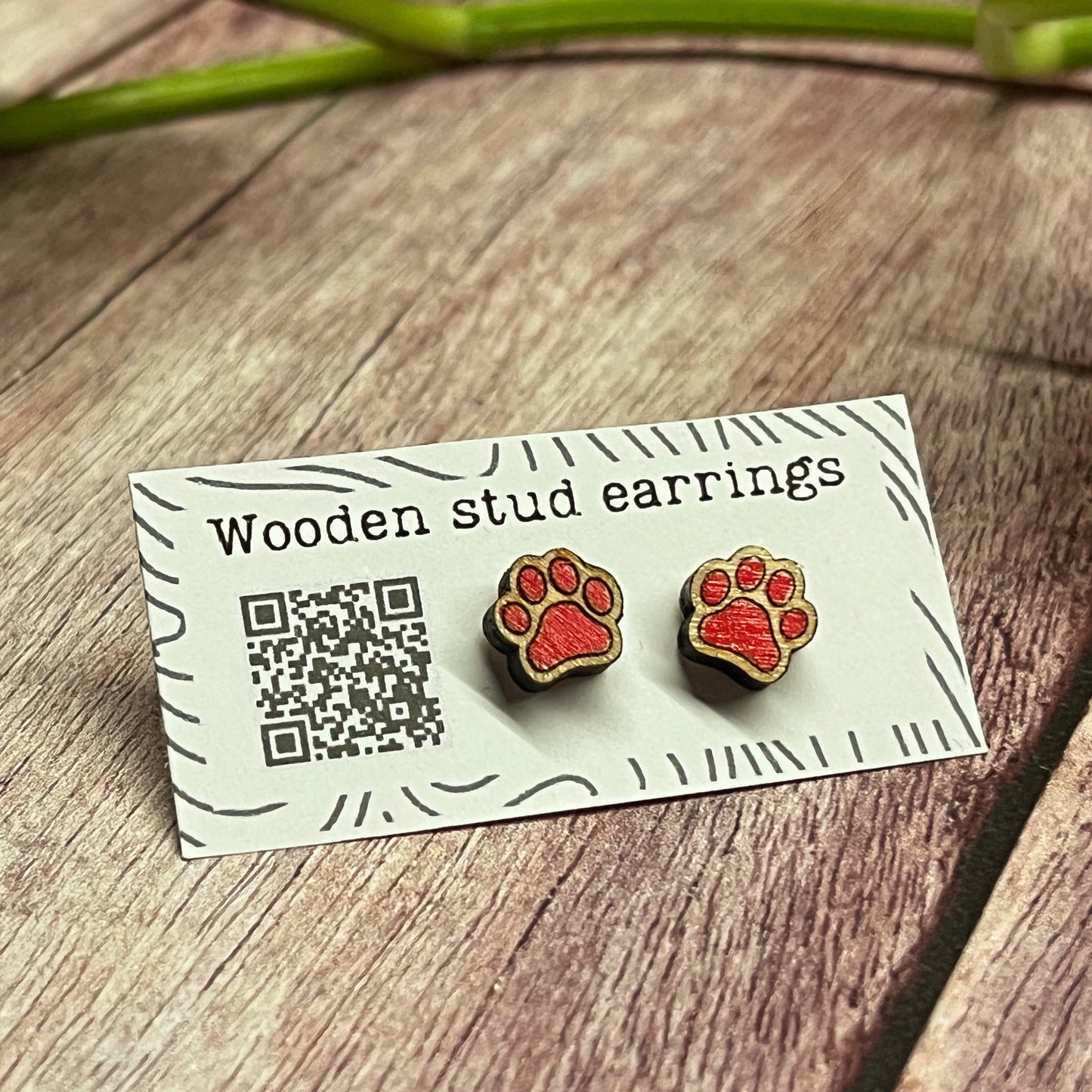 Tiny Paw Stud Earrings – Perfect for Pet Lovers