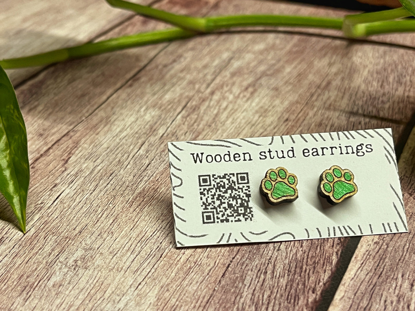 Tiny Paw Stud Earrings – Perfect for Pet Lovers