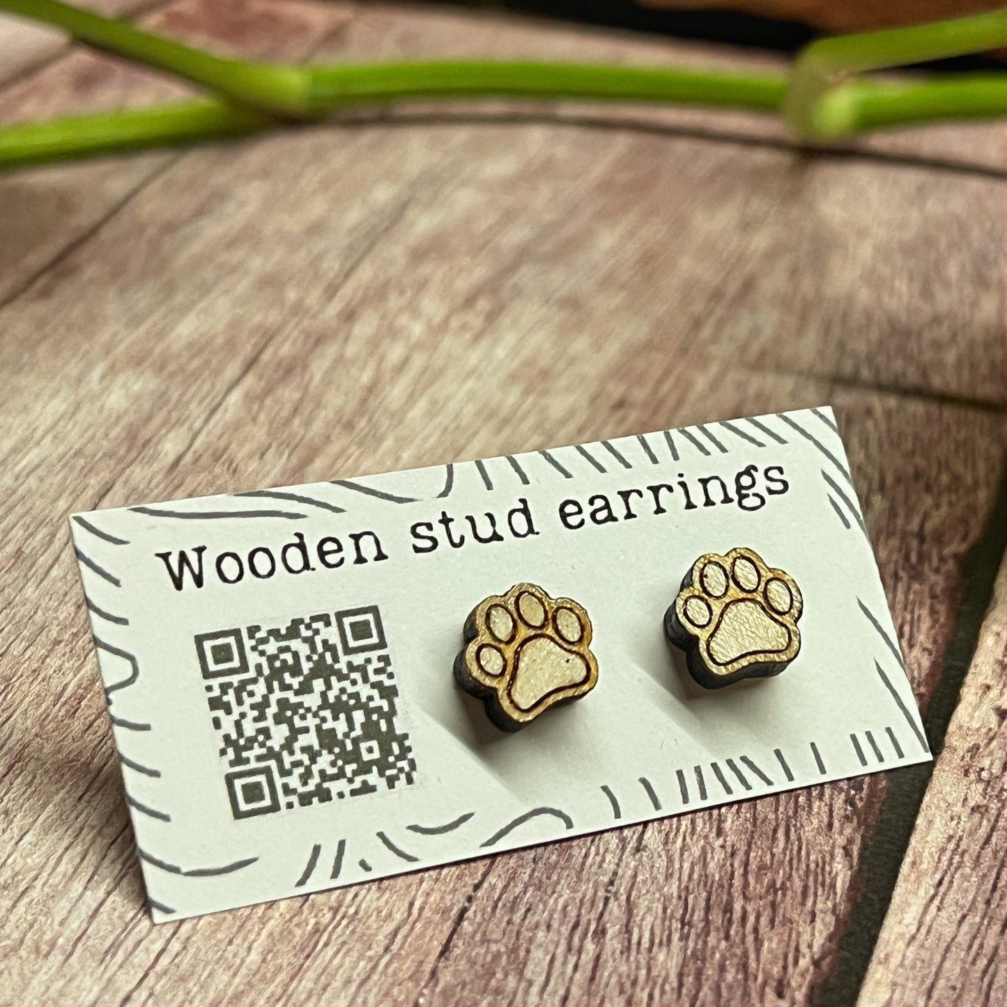 Tiny Paw Stud Earrings – Perfect for Pet Lovers