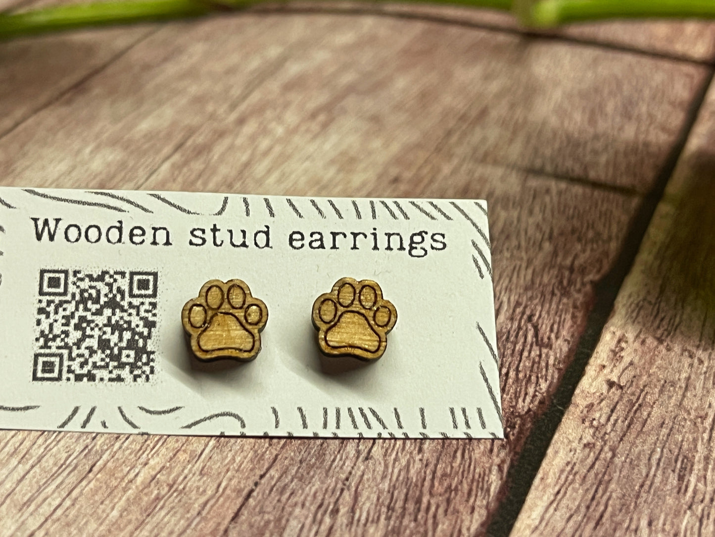 Tiny Paw Stud Earrings – Perfect for Pet Lovers
