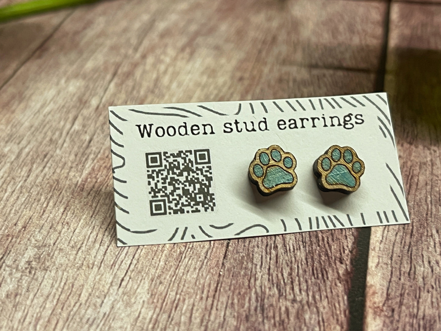 Tiny Paw Stud Earrings – Perfect for Pet Lovers