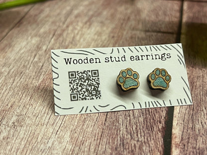Tiny Paw Stud Earrings – Perfect for Pet Lovers