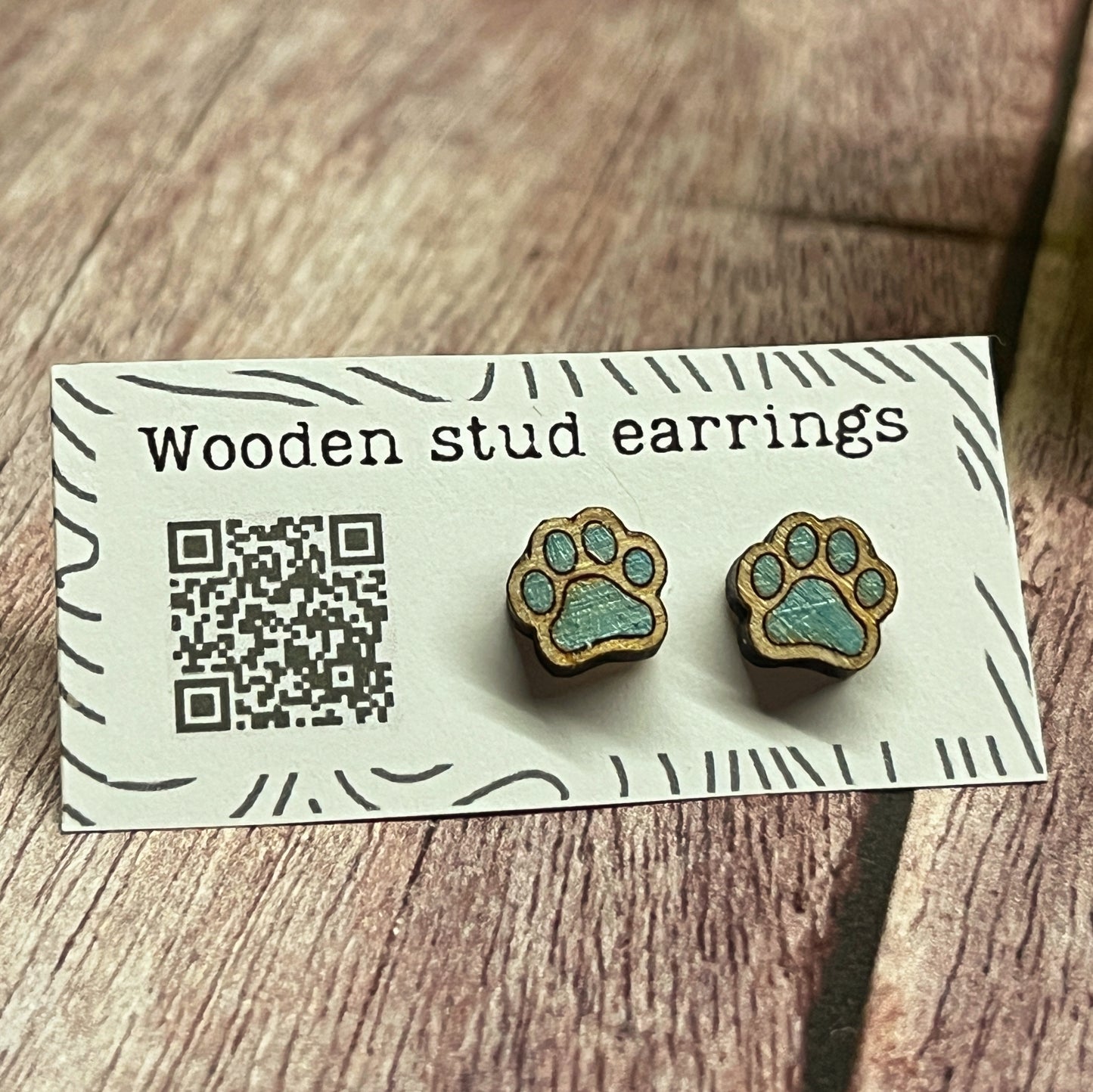 Tiny Paw Stud Earrings – Perfect for Pet Lovers