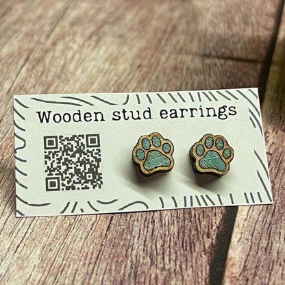 Tiny Paw Stud Earrings – Perfect for Pet Lovers