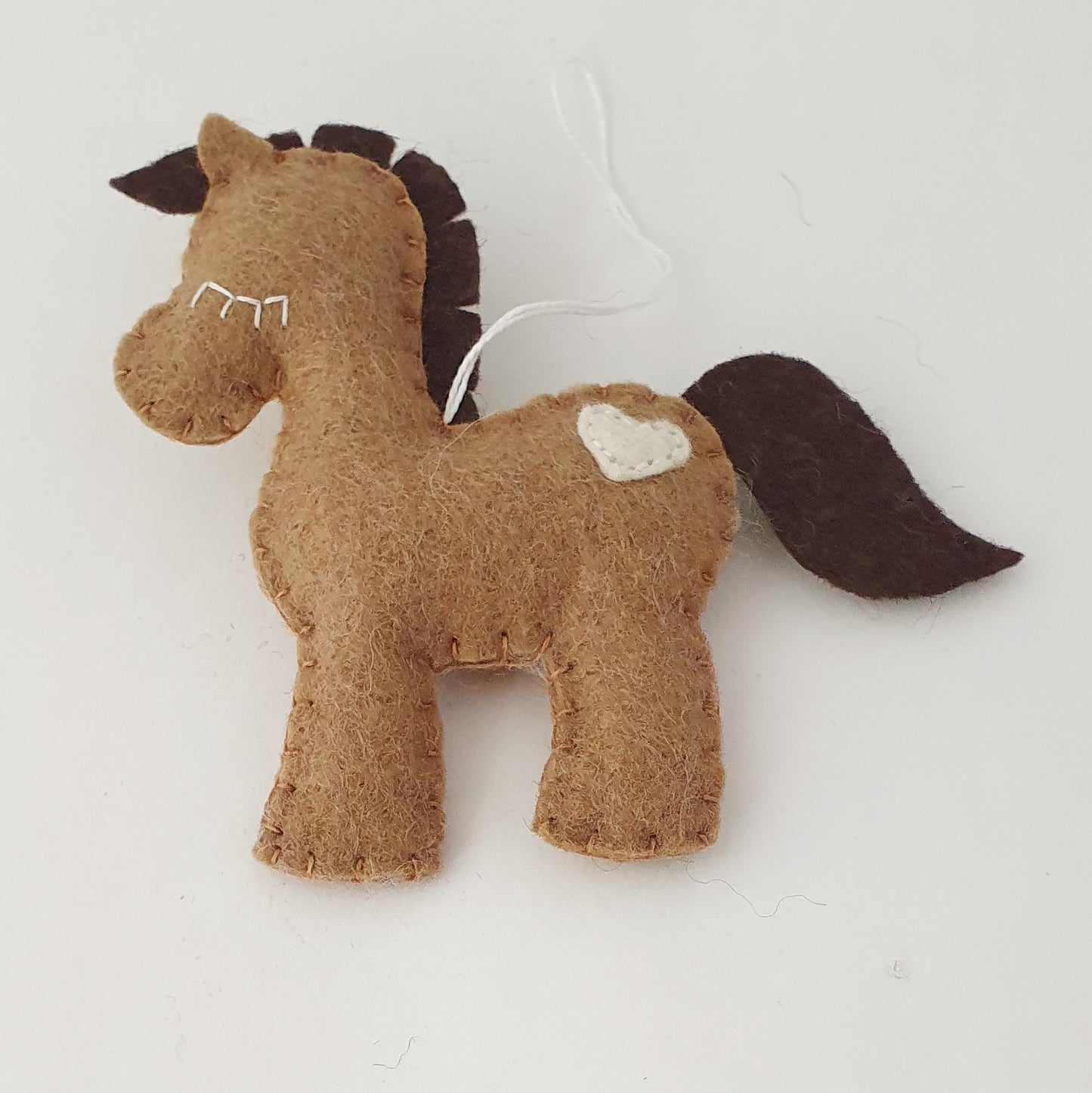 DIY Felt Pony Ornament Pattern – PDF Sewing Template for Beginners | Instant Download