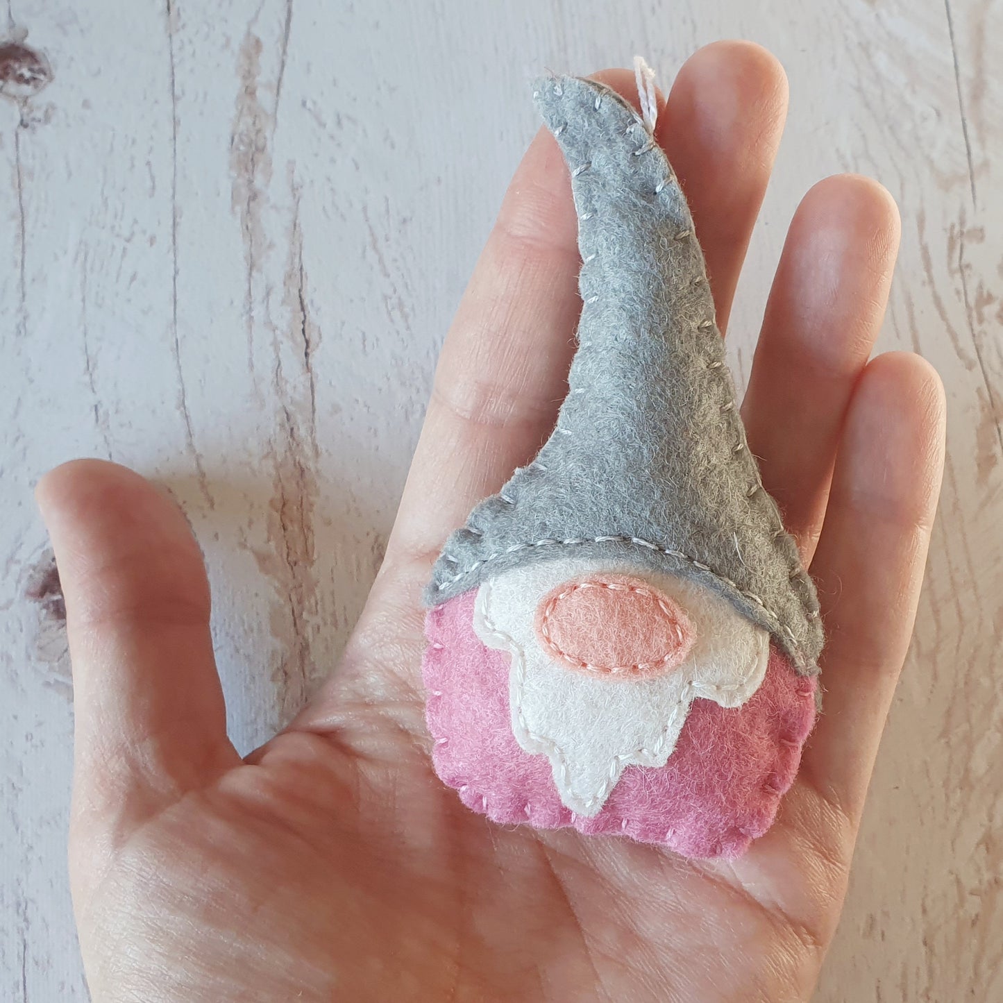 Elves - Felt gnome ornament - Christmas elf nordic decoration