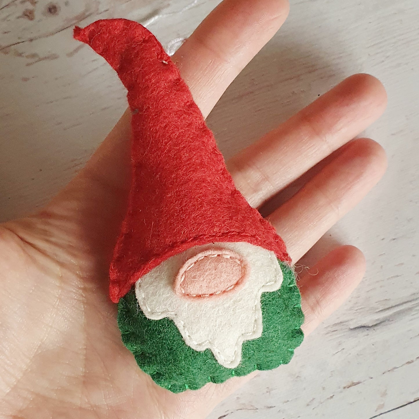 Elves - Felt gnome ornament - Christmas elf nordic decoration