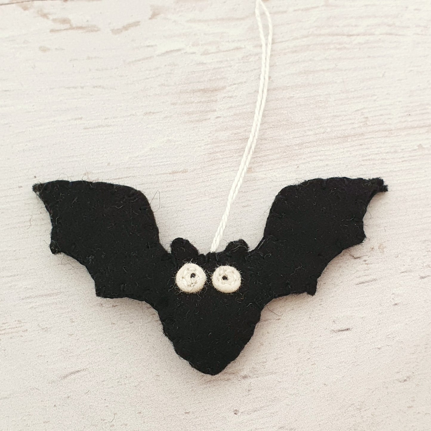 Fall bat ornament - halloween decoration - BOO!