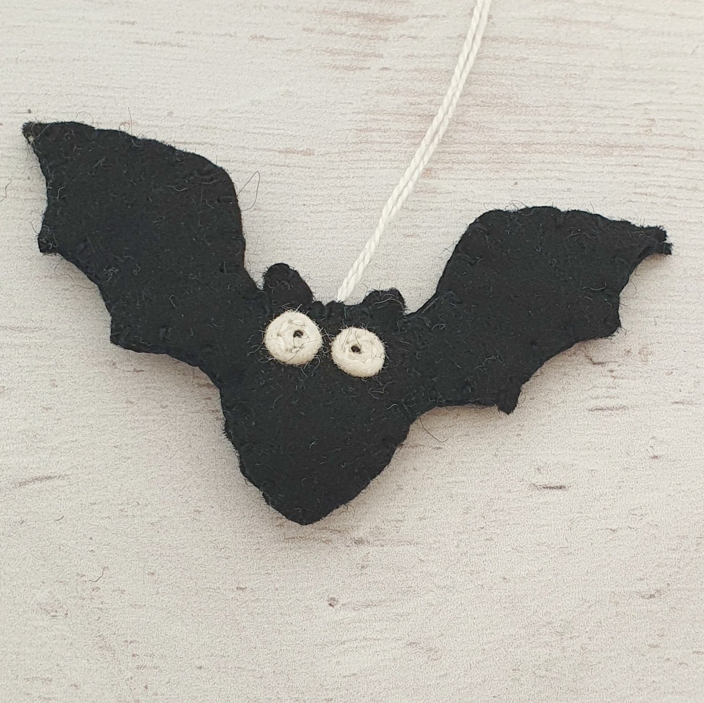 Fall bat ornament - halloween decoration - BOO!