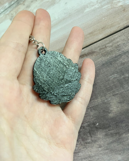 Handmade Colorful Wooden Keychain – Laser-Cut & Hand-Painted Magical Mushroom – Limited Edition – Unique and Durable Plywood Keychain