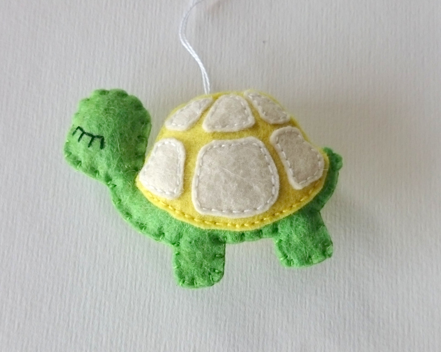 Felt turtle ornament