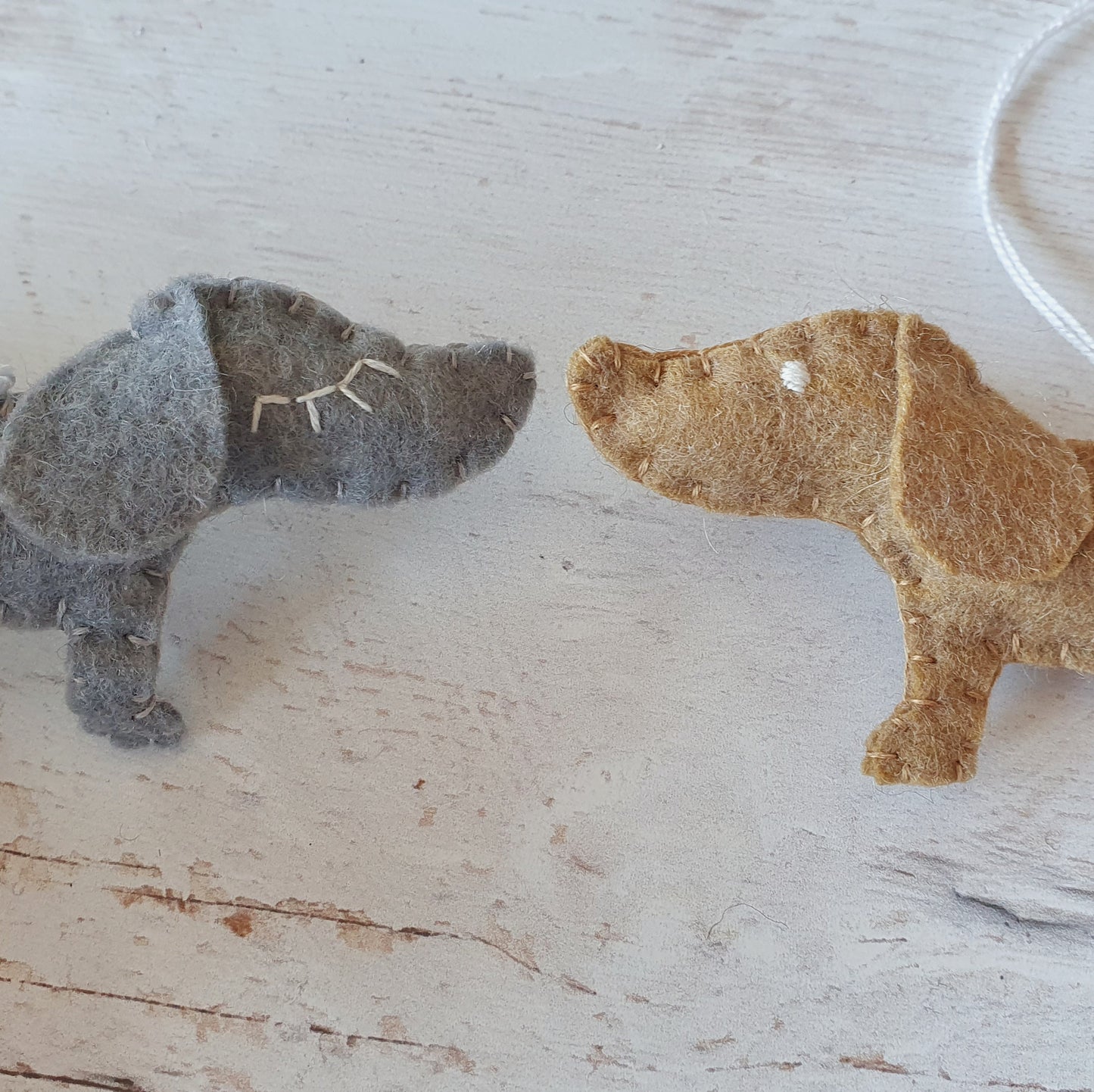 Felt dog ornament, Wiener-Dog, Dachshund